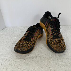 Women's Nike Metcom Cheetah Print, USA Women's Size 6.5